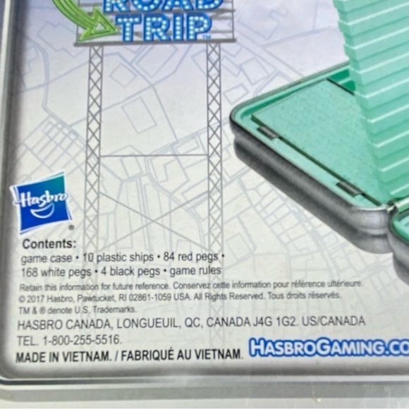 Battleship Hasbro Gaming Road Trip Series 2 Player  Ages 7+ Years NEW!  E32802 - Picture 6 of 9